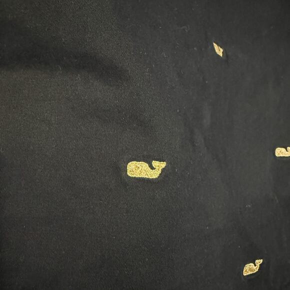 Vineyard Vines Whale Embroidered Mini Skirt Navy Gold Whales Size 10 - Picture 2 of 4